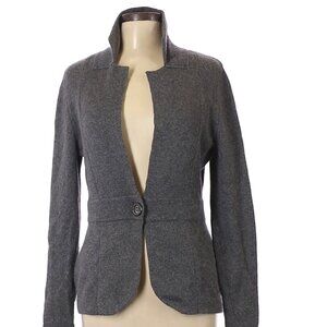 Large Gray Neiman Marcus Women's Blazer Jacket 100% Cashmere